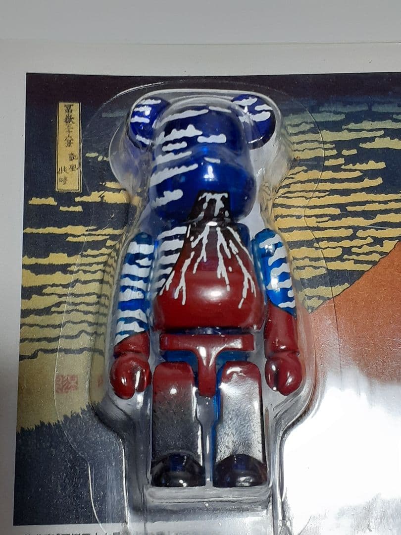 BE@RBRICK 赤富士 葛飾北斎【富嶽三十六景　凱風快晴】