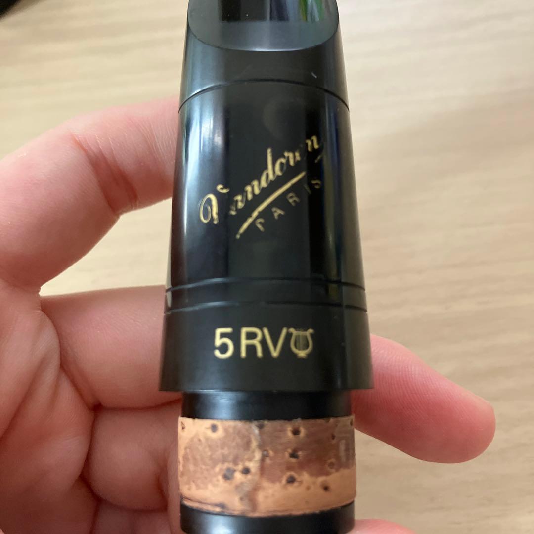 クラリネットリガチャーとキャップ、バンドーレン5RVライアー
