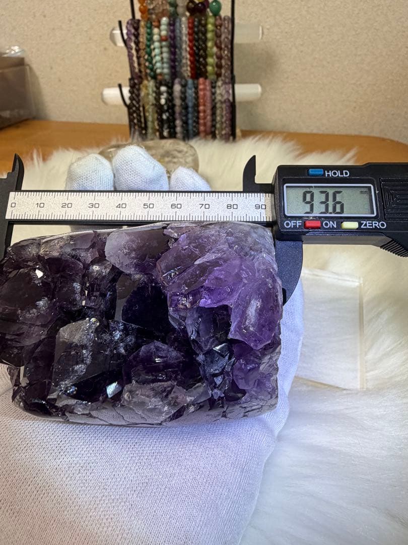 アメジストドーム オールカット 虹入り 超美品！ 286