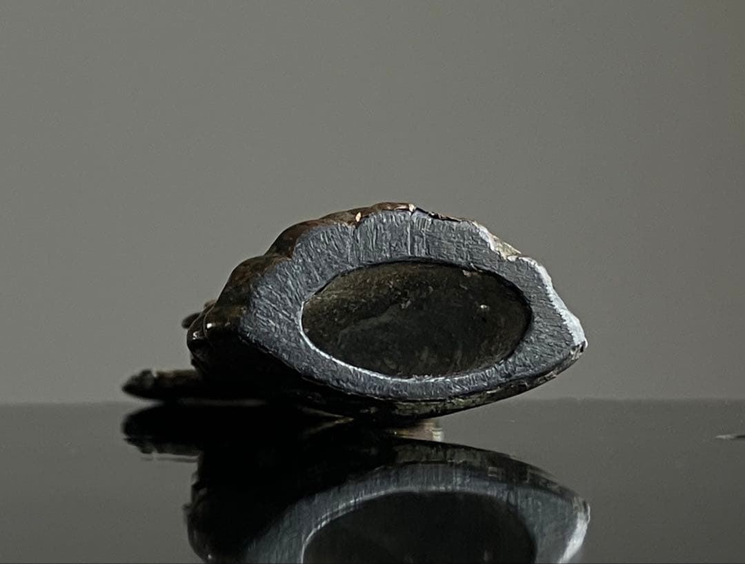 【鍍金語る 民衆観音菩薩 豆仏 約3.5㎝ 19世紀〜頃 東南アジア系】仏像護符