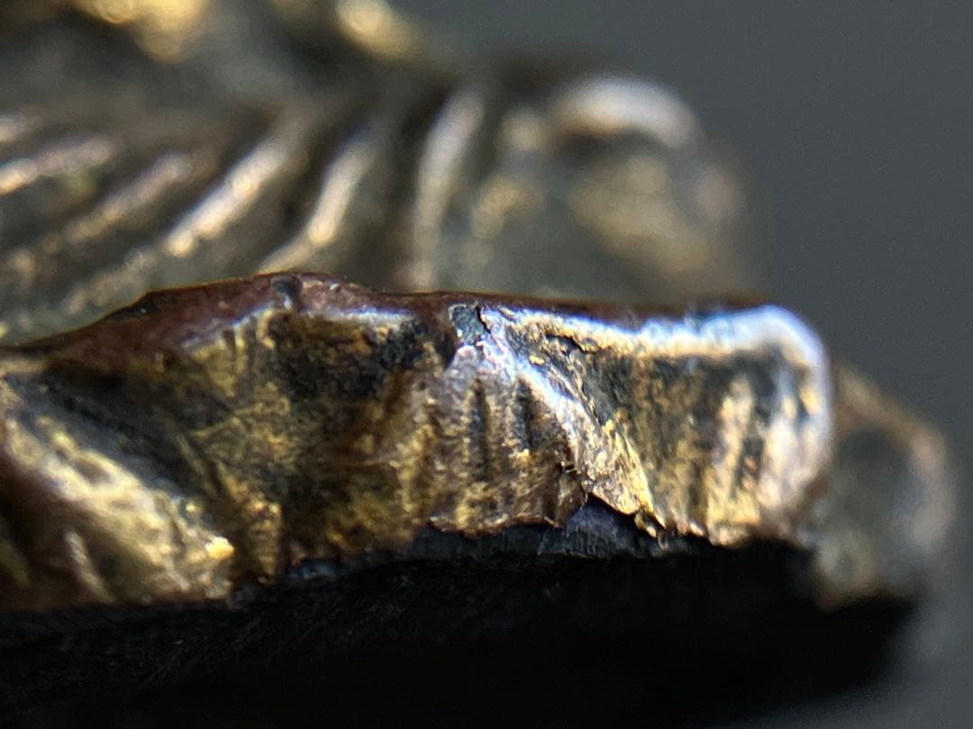 【鍍金語る 民衆観音菩薩 豆仏 約3.5㎝ 19世紀〜頃 東南アジア系】仏像護符