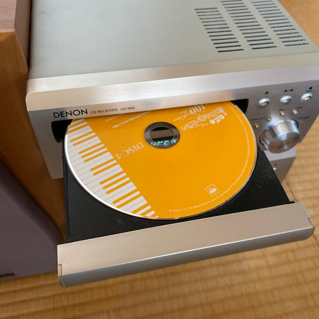 ジャンク品　DENON UD-M30 ミニコンポ シルバーウッド