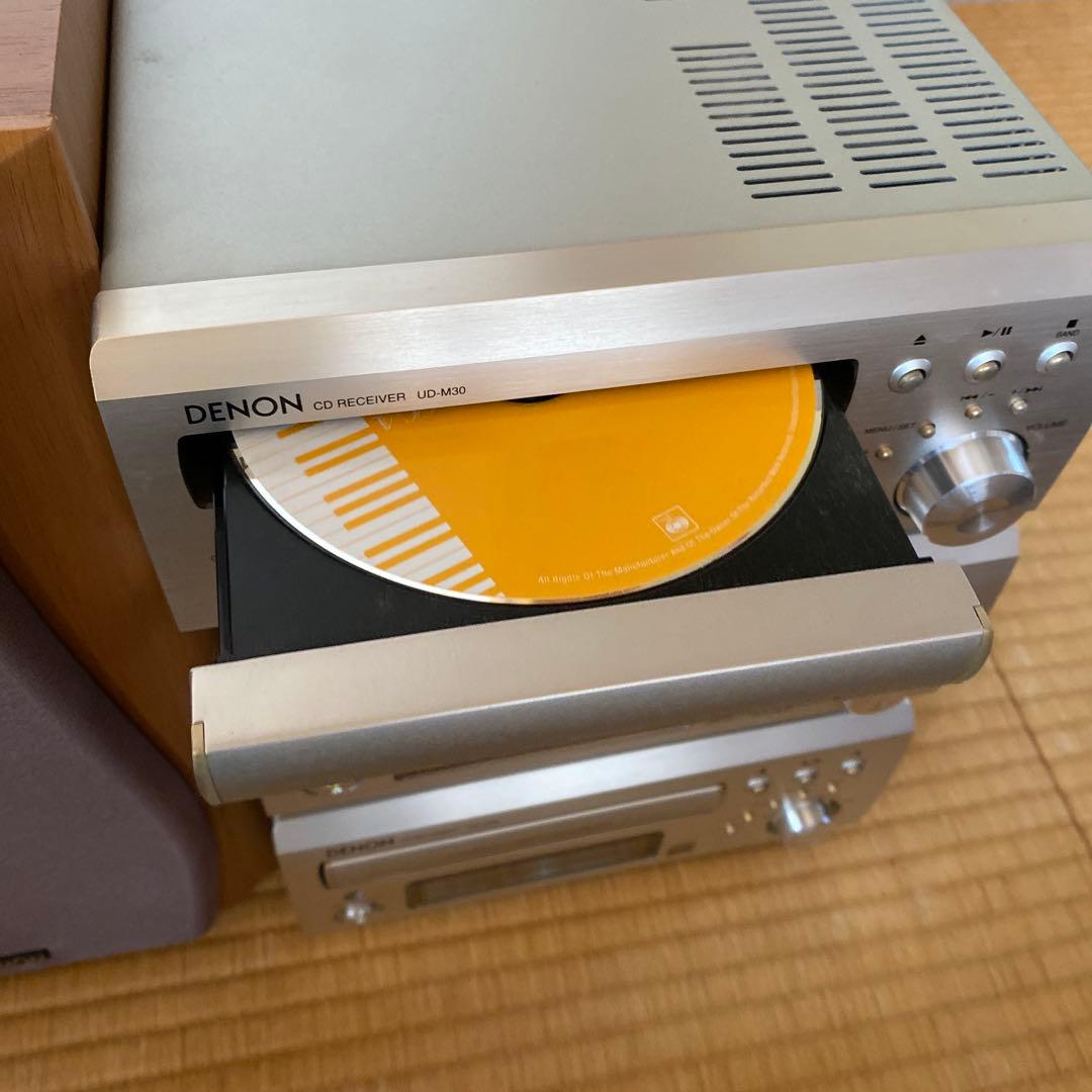 ジャンク品　DENON UD-M30 ミニコンポ シルバーウッド