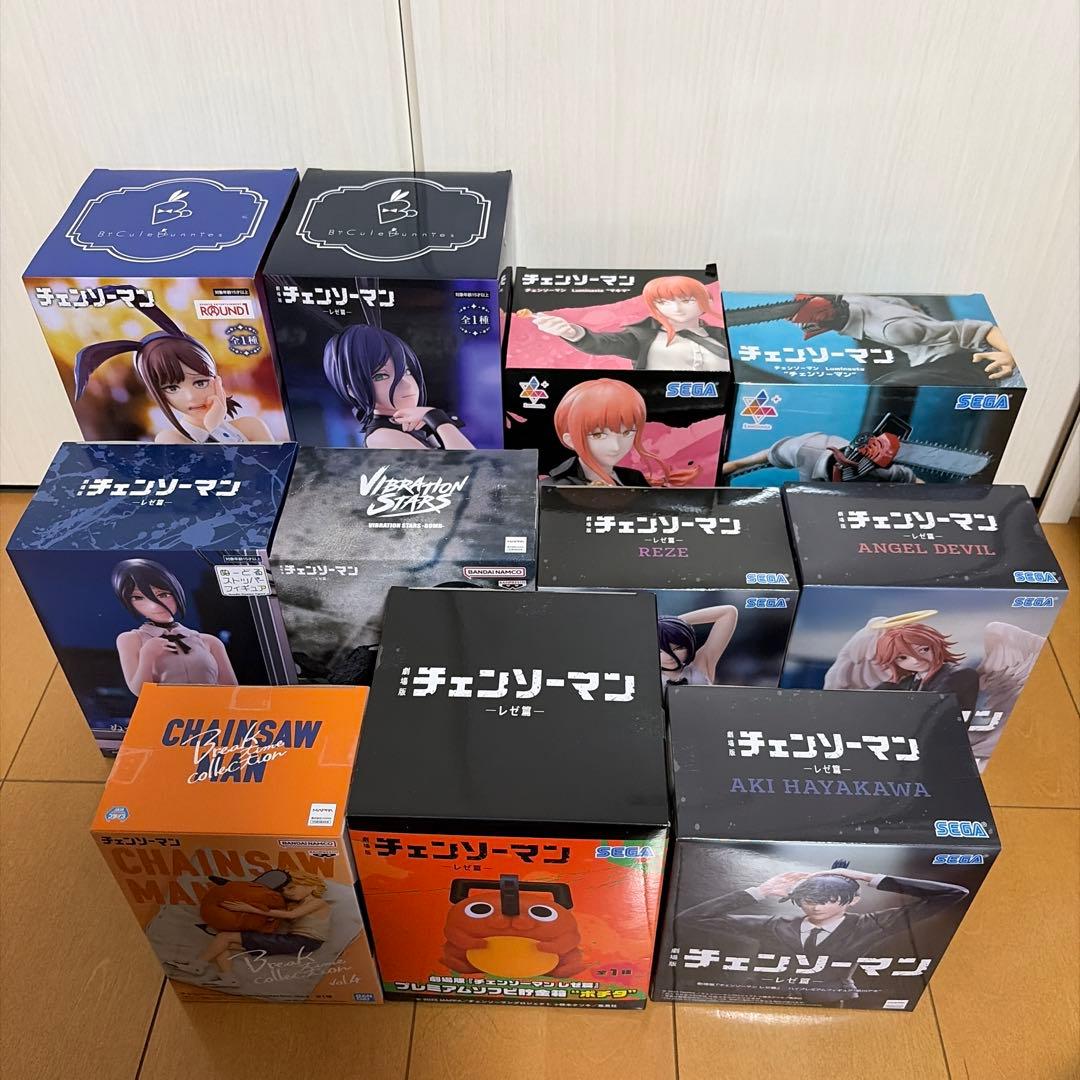 チェンソーマン　フィギュア11体セット　ラウンドワン限定など　まとめ売り