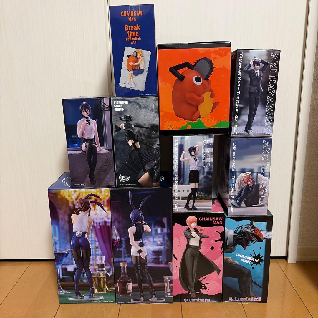 チェンソーマン　フィギュア11体セット　ラウンドワン限定など　まとめ売り