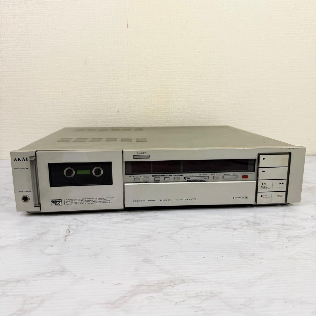 AKAI　GX-F71　カセットデッキ　3ヘッド　ジャンク