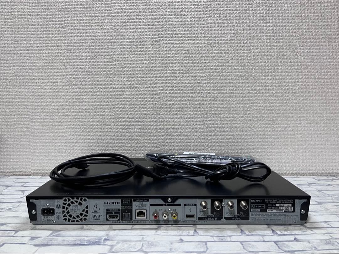美品　1TB 3番組録画 ソニー　ブルーレイレコーダー　BDZ-ET1100
