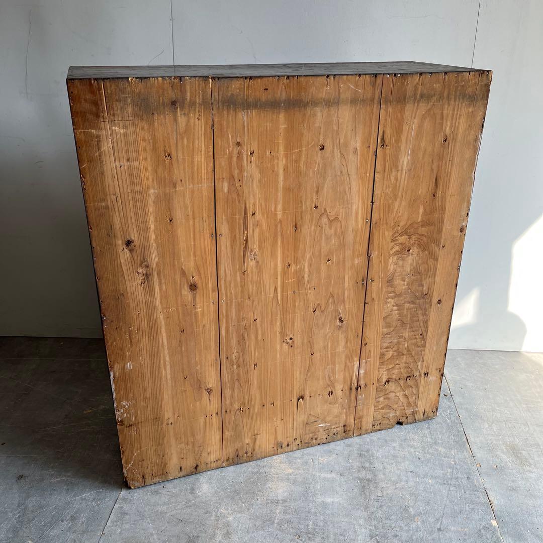 アンティーク ガラス 戸棚 チェスト キャビネット 飾り棚 昭和レトロ z459