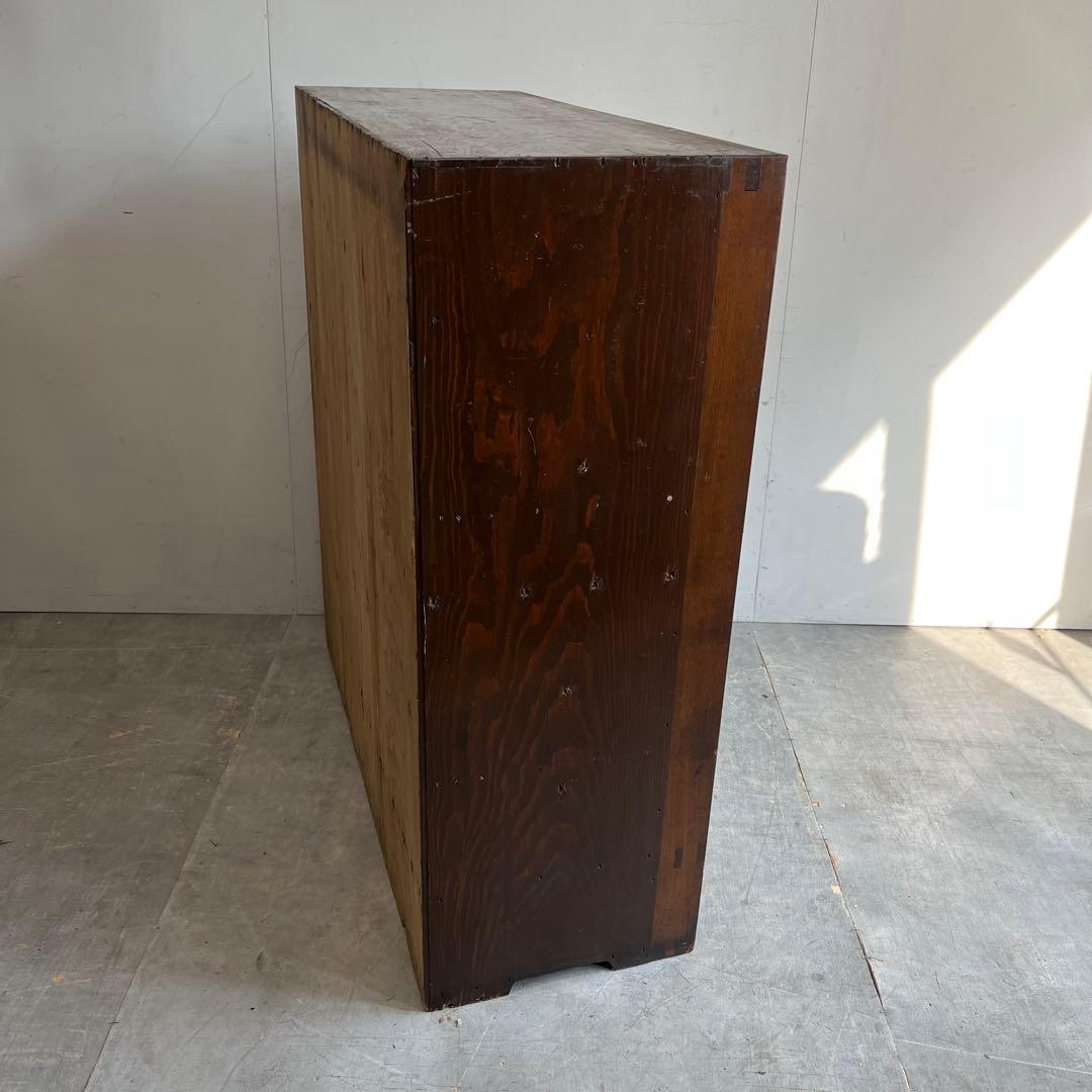 アンティーク ガラス 戸棚 チェスト キャビネット 飾り棚 昭和レトロ z459