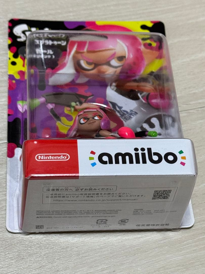 amiibo ガールネオンピンク　アミーボ　スプラトゥーン　あつ森　未開封