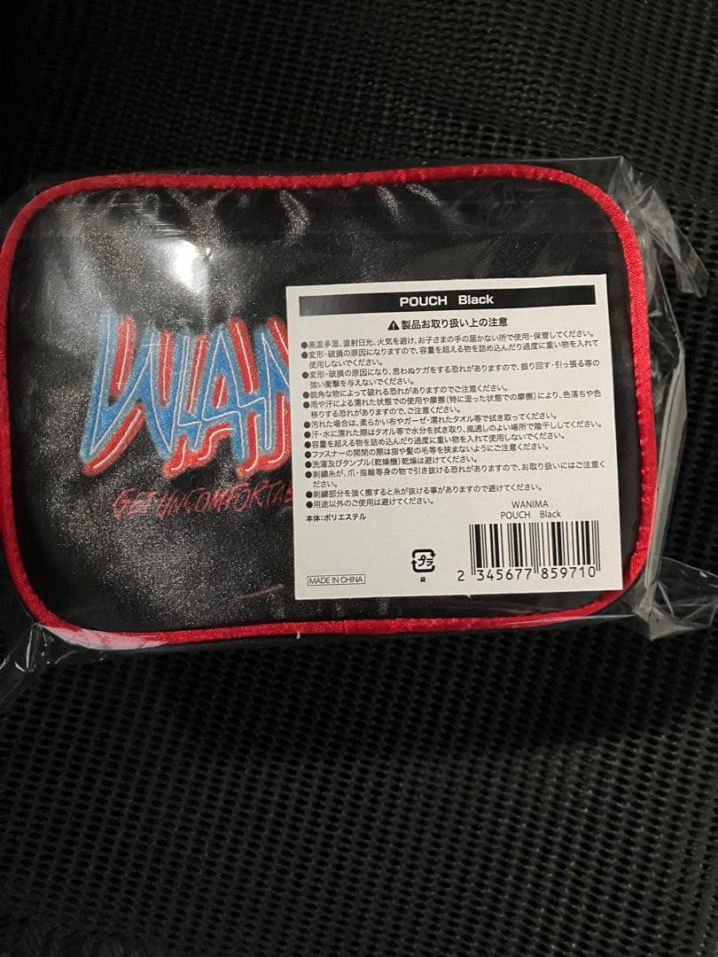 WANIMA BAMBOOM NIGHT ポーチ 黒 ブラック