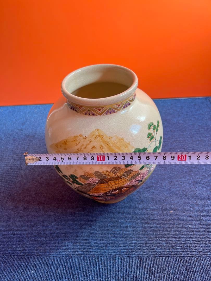 1031 薩摩焼　花瓶