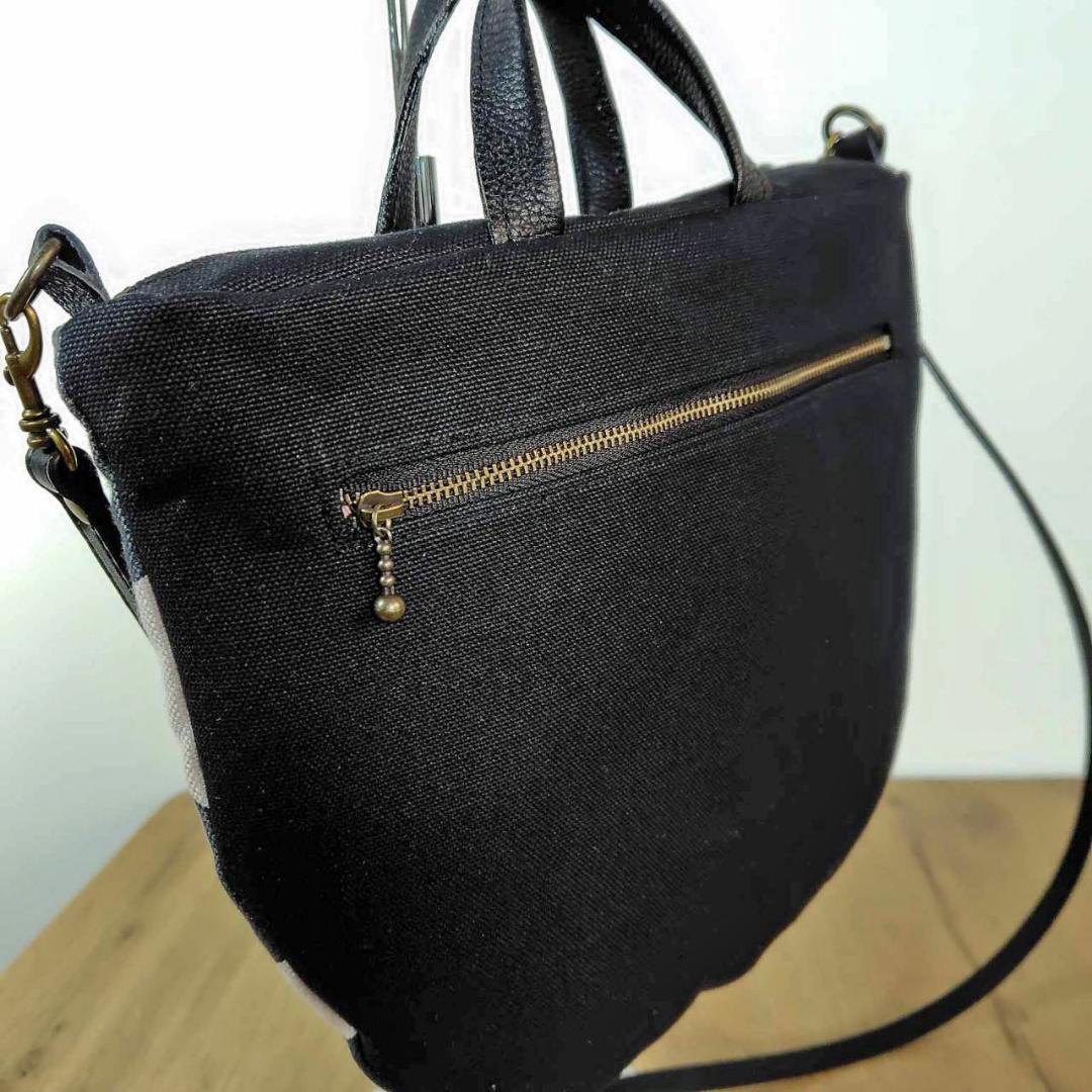 ミナペルホネン/anone anone　ピンク猫ちゃん/ロングミニラウンドショル