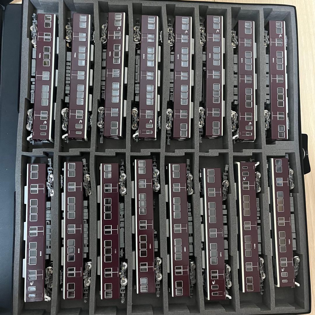 Nゲージ鉄道模型 16両セット 専用ケース付き