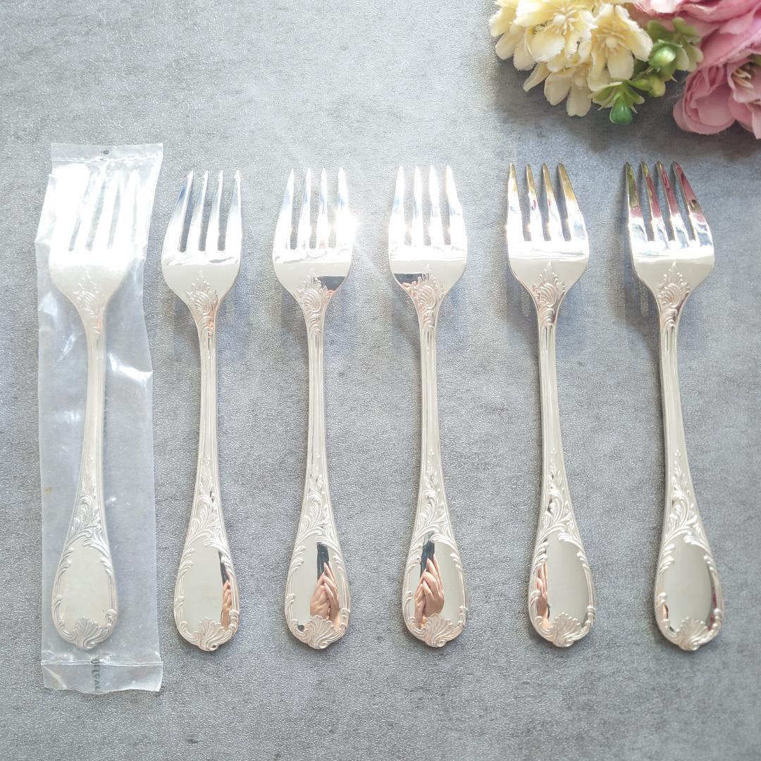 美品 クリストフル マルリー サラダフォーク 未開封含む 6点