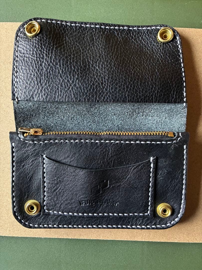 ハンドメイド　トラッカーウォレット アリゾナレザー