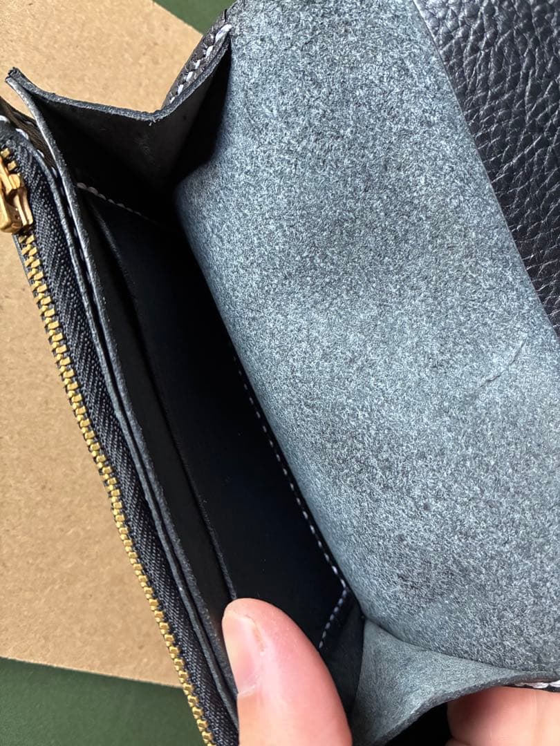 ハンドメイド　トラッカーウォレット アリゾナレザー