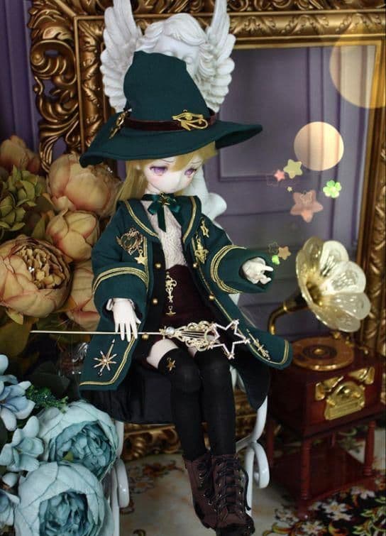YH37　BJD　1/3　ドール 衣装 星法師 8点セット ハンドメイド