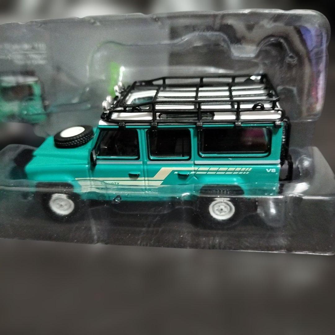 レア　MINI GT ランドローバー・ディフェンダー110 1985年式ミニカー
