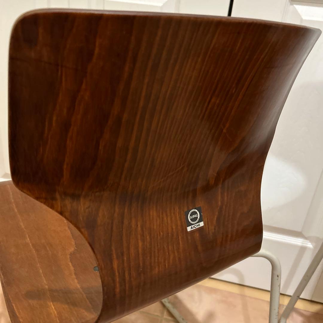 ★AICHI パグホルツ プライウッド PAGWOOD スタッキングチェア2脚