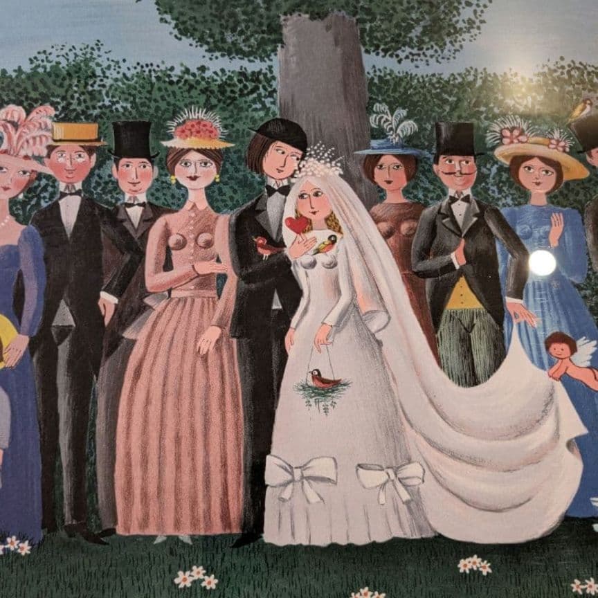 レイモン・ペイネ　Raymond Peynet　結婚式　リトグラフ　58/200