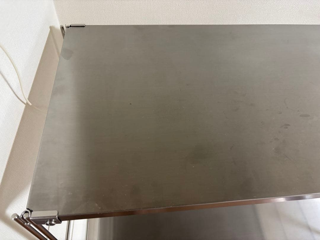 無印良品　ステンレスユニットシェルフ　ワイド　中
