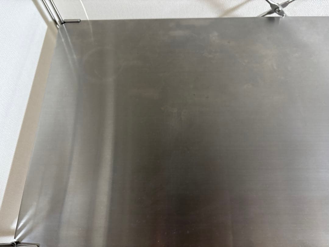 無印良品　ステンレスユニットシェルフ　ワイド　中