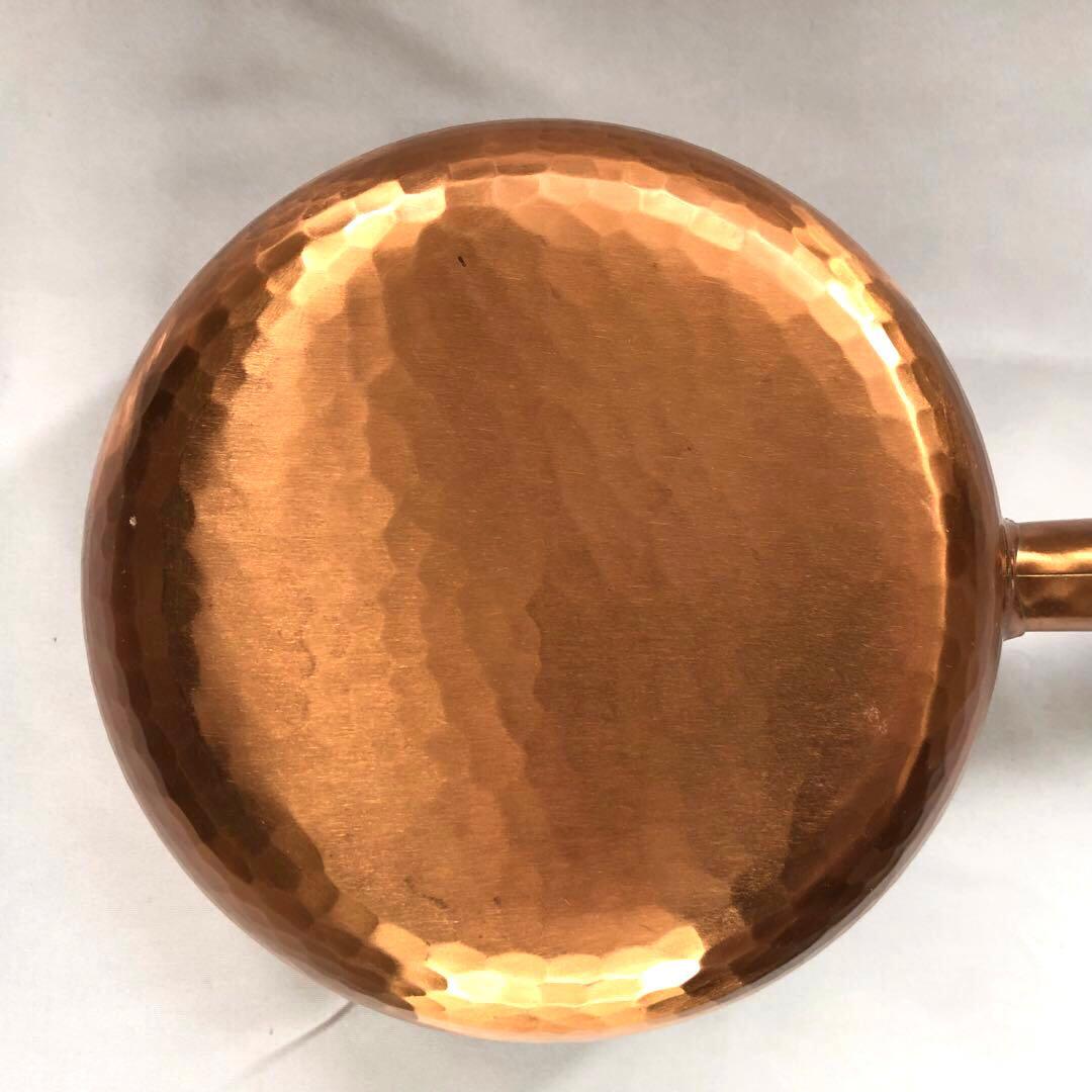 純銅製手打ち出し雪平鍋19cm [A]親子三代本舗　新潟県燕市　専用箱入未使用品