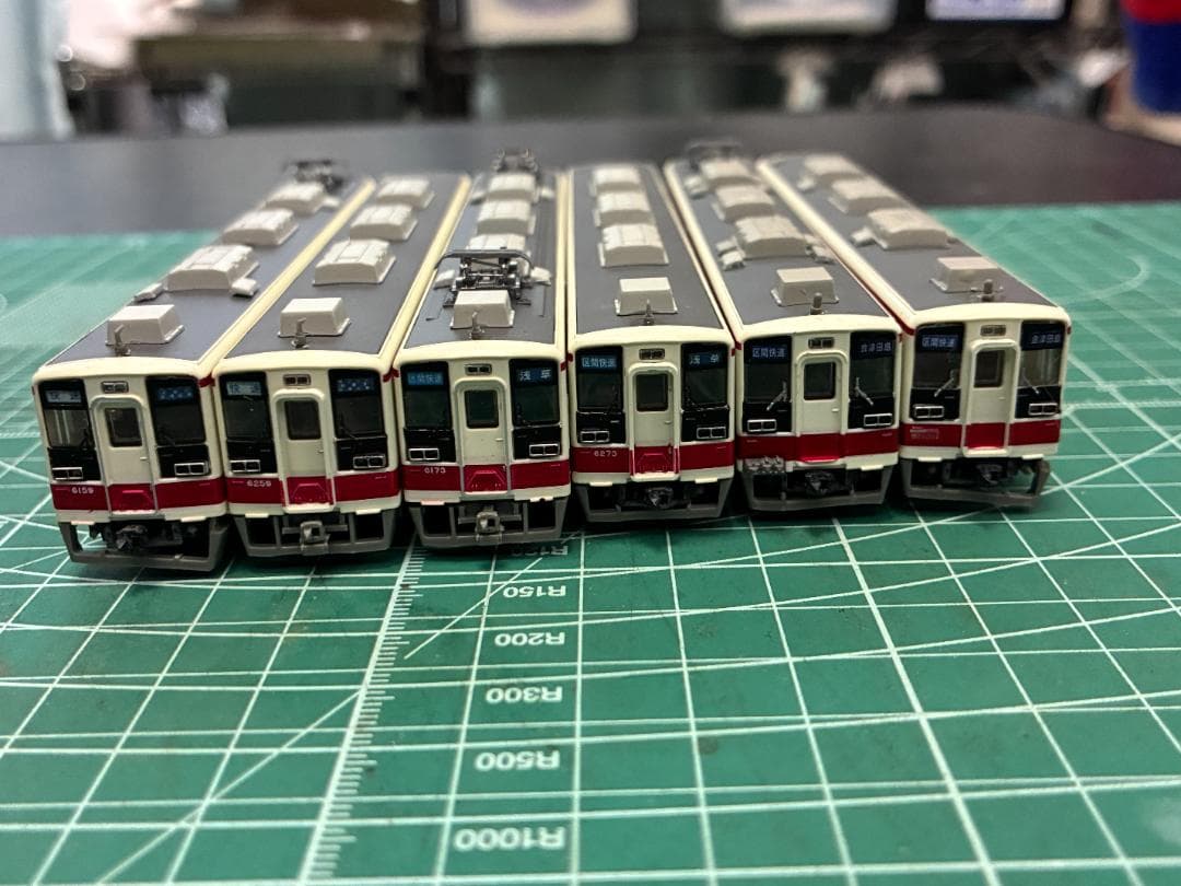 鉄道コレクション東武６０５０系　６両セット（N化加工済み）
