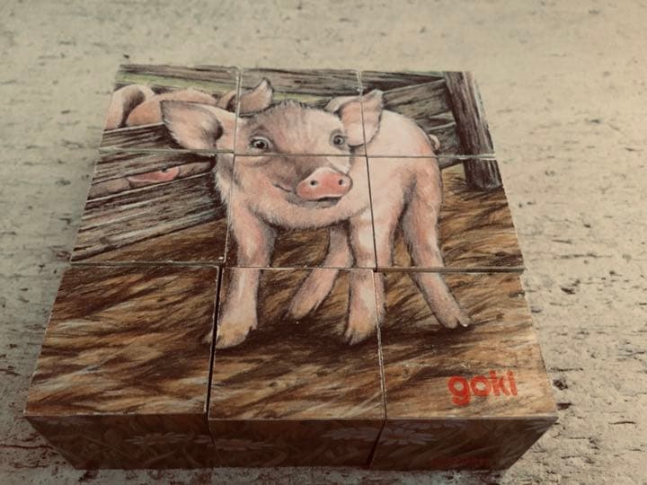 【貴重‼️】パリ　蚤の市　ヴィンテージ　玩具　パズル