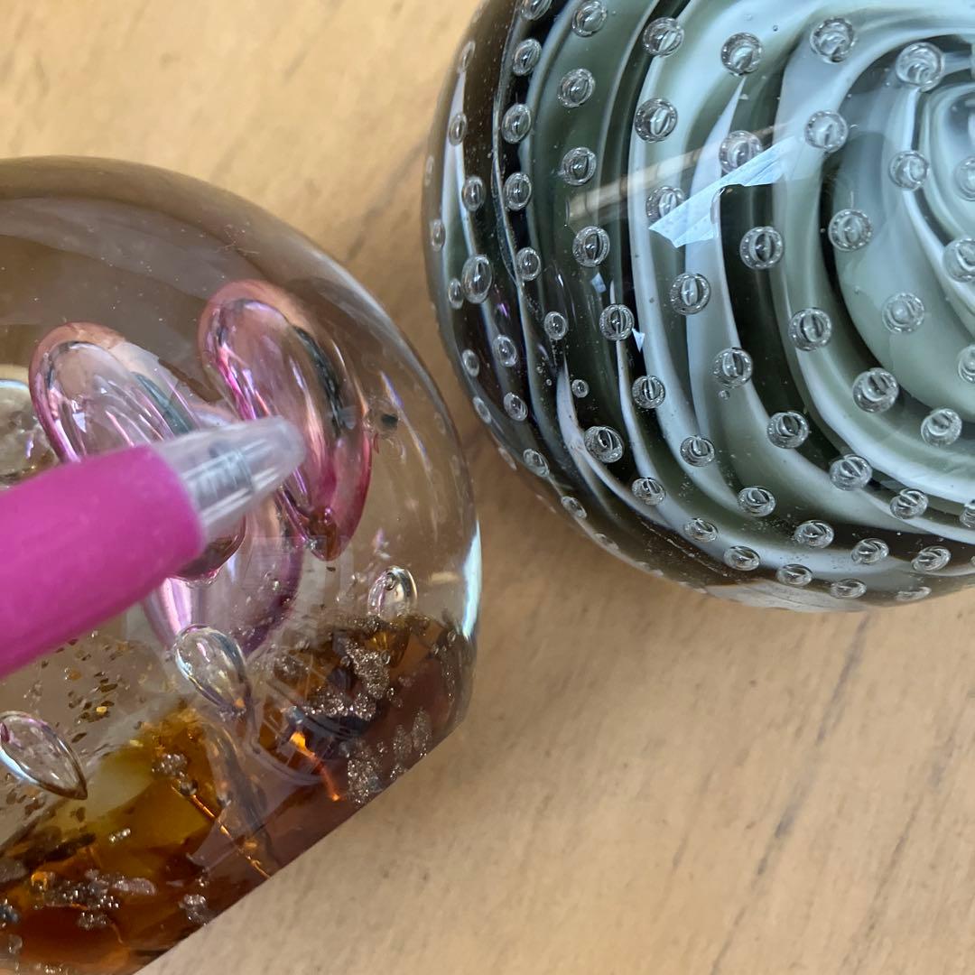 訳ありフェリシモガラスのオブジェシリーズ/木製LEDライト USB接続 きのこ