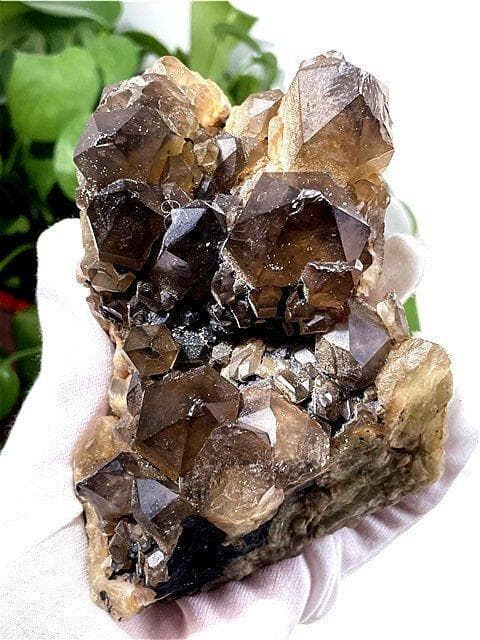 AAA級【魔除け】◆天然モリオン(黒水晶）クラスターYT10C6/146C79D