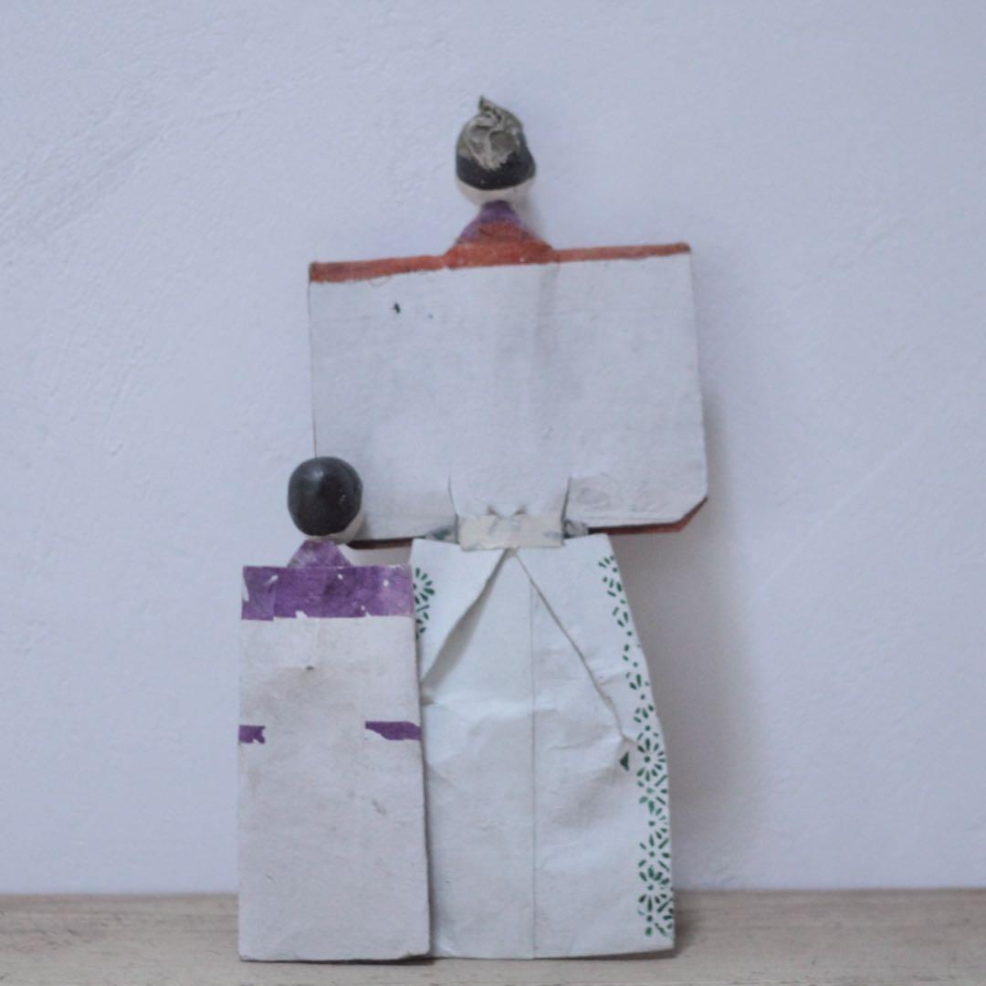 紙雛 立雛 雛人形 雛道具 古道具 アンティーク オブジェ No.9