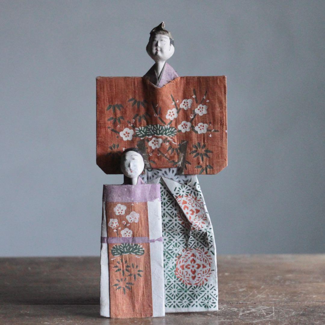 紙雛 立雛 雛人形 雛道具 古道具 アンティーク オブジェ No.9