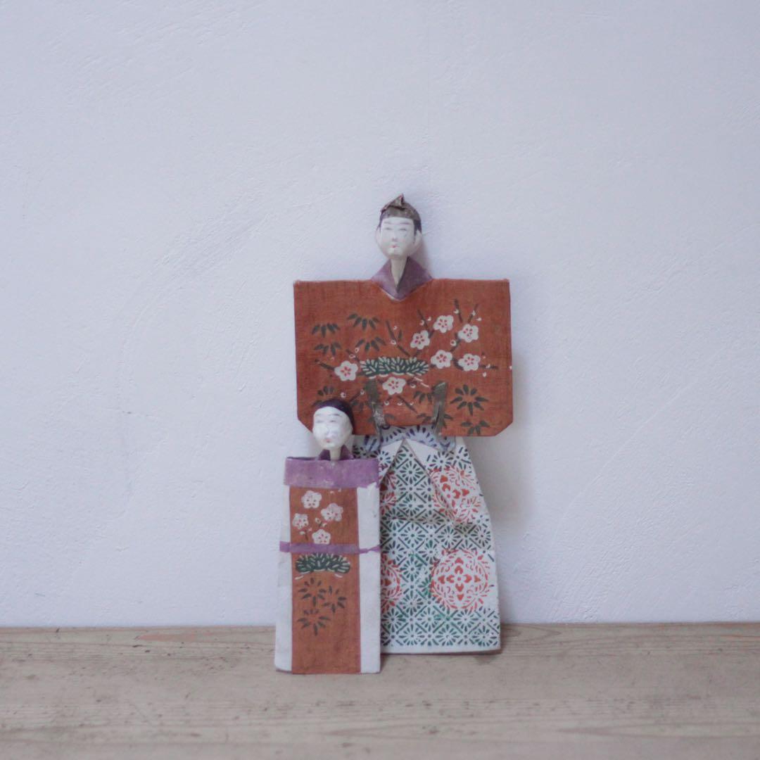 紙雛 立雛 雛人形 雛道具 古道具 アンティーク オブジェ No.9