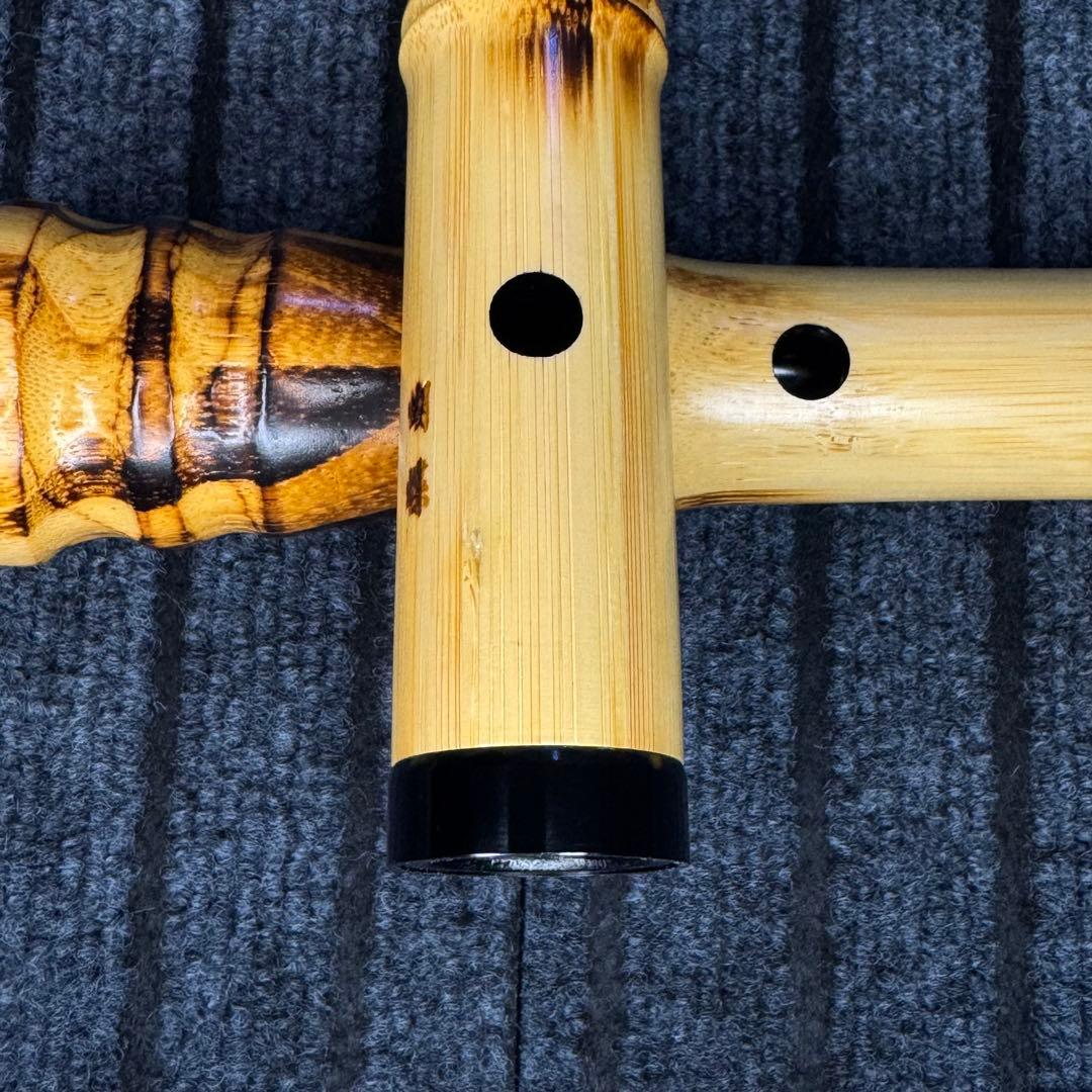 尺八 蝴蝶 高級合竹曲管 一尺八寸管