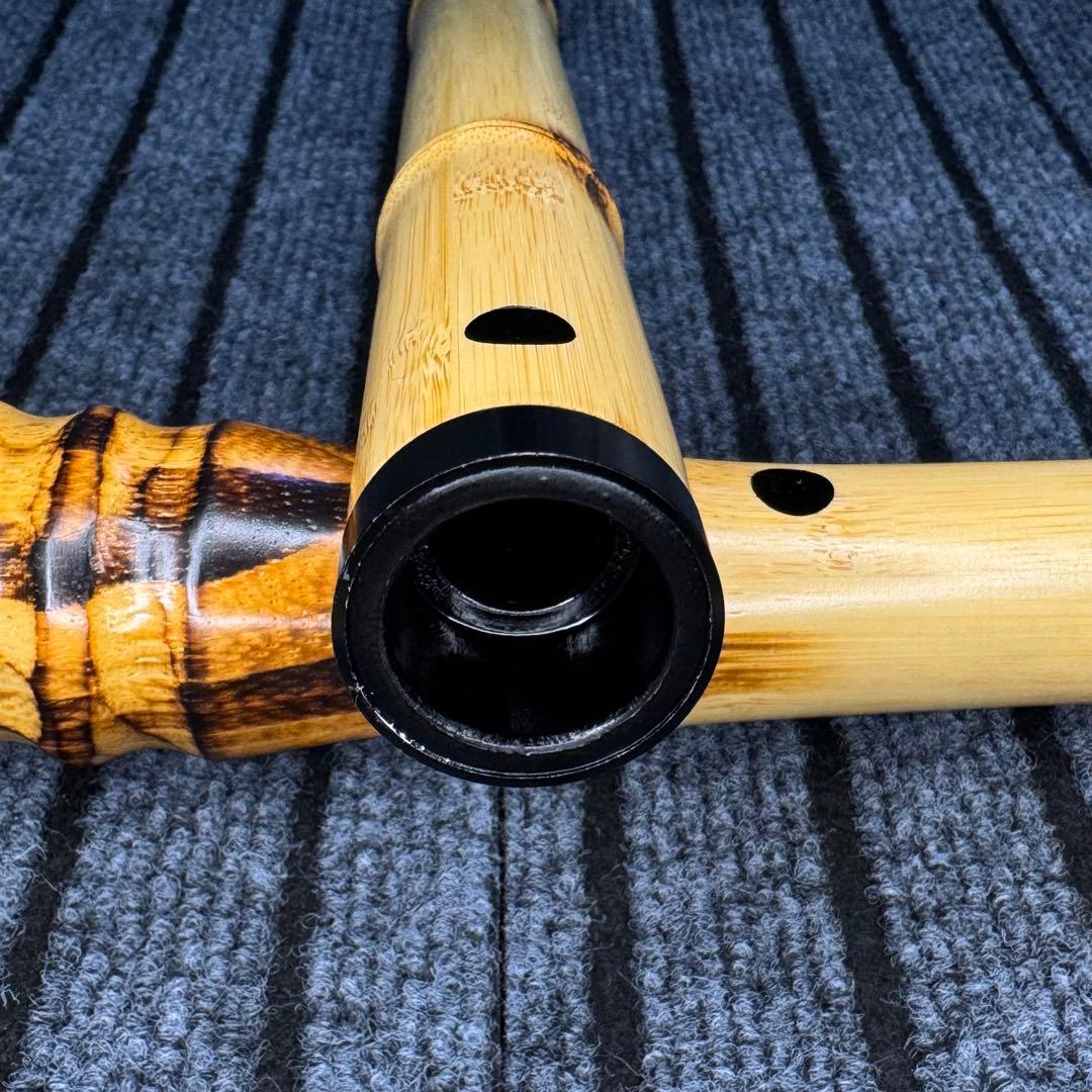 尺八 蝴蝶 高級合竹曲管 一尺八寸管