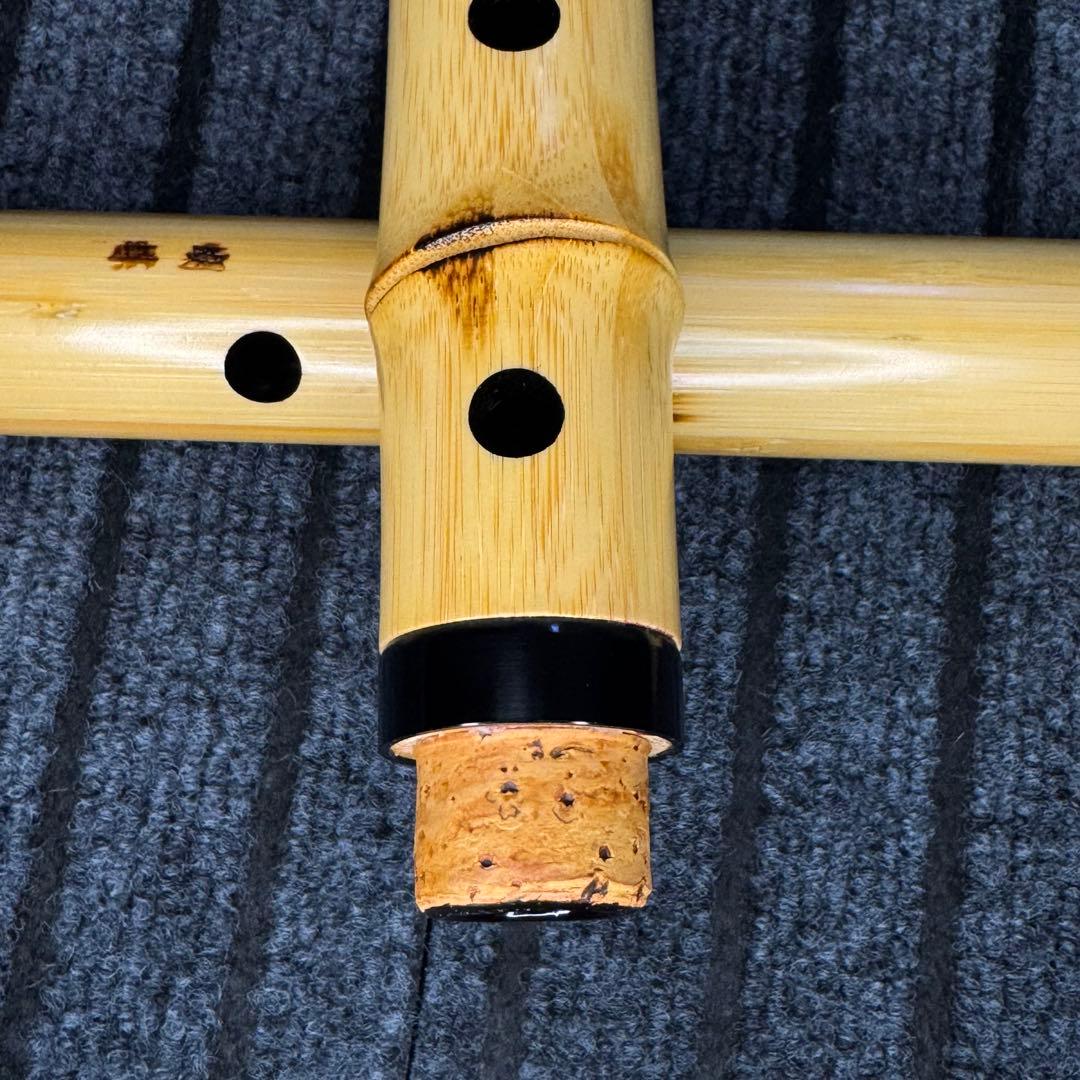 尺八 蝴蝶 高級合竹曲管 一尺八寸管