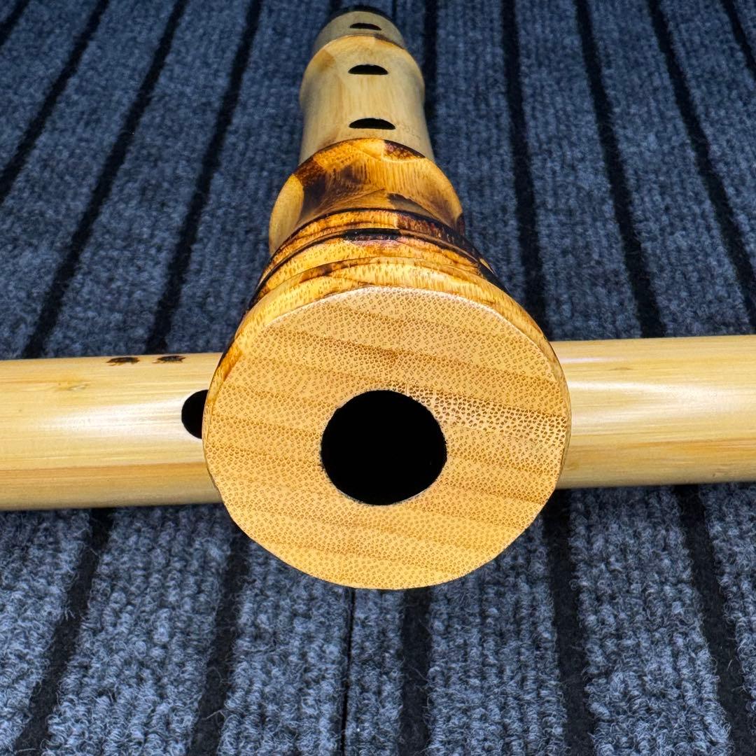 尺八 蝴蝶 高級合竹曲管 一尺八寸管
