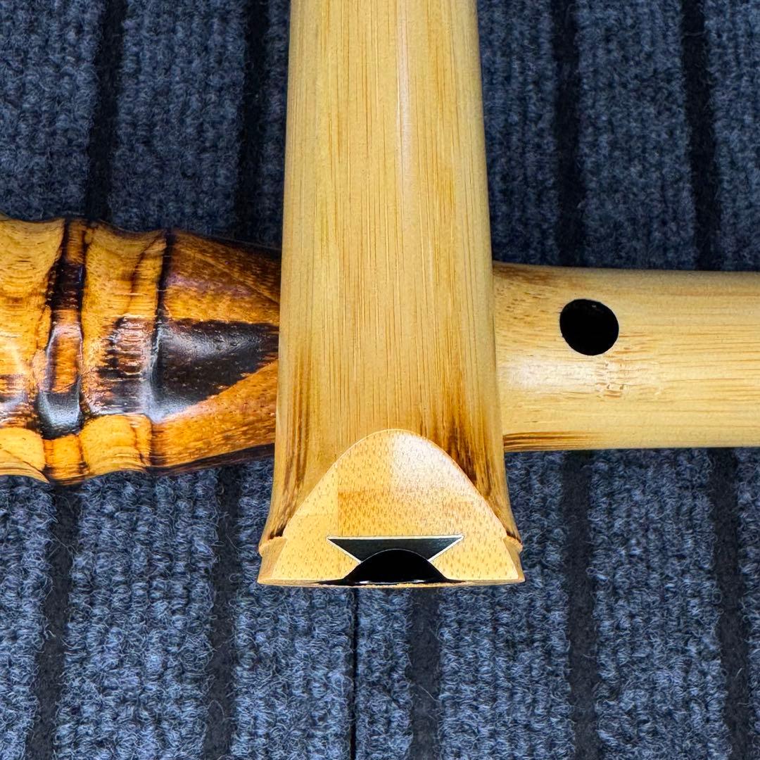 尺八 蝴蝶 高級合竹曲管 一尺八寸管