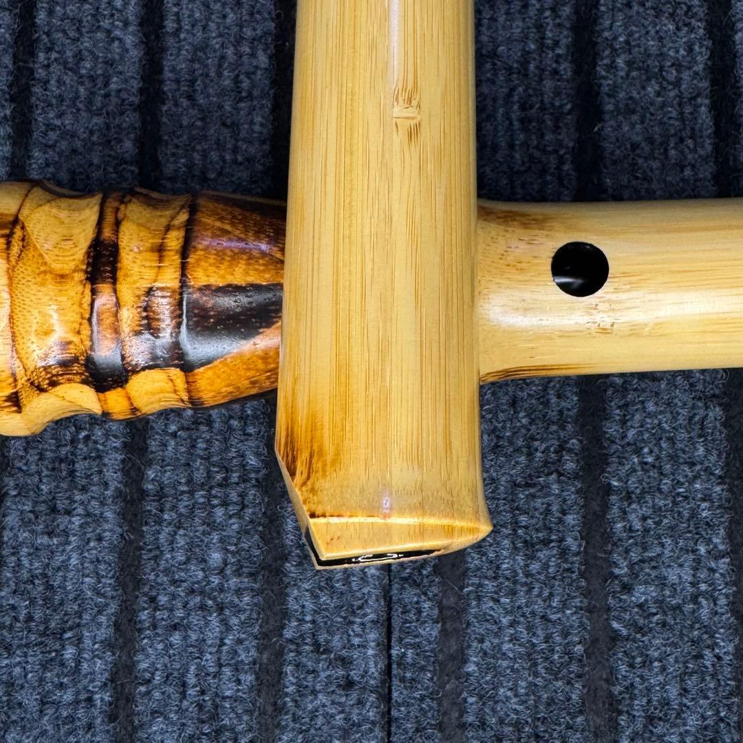 尺八 蝴蝶 高級合竹曲管 一尺八寸管