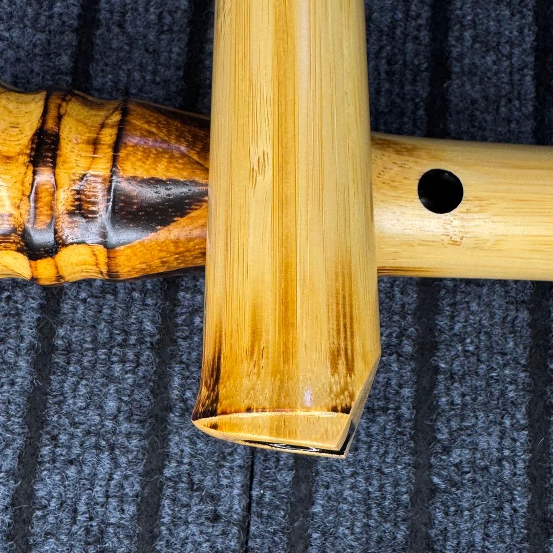 尺八 蝴蝶 高級合竹曲管 一尺八寸管