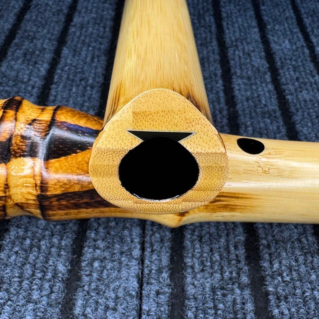 尺八 蝴蝶 高級合竹曲管 一尺八寸管