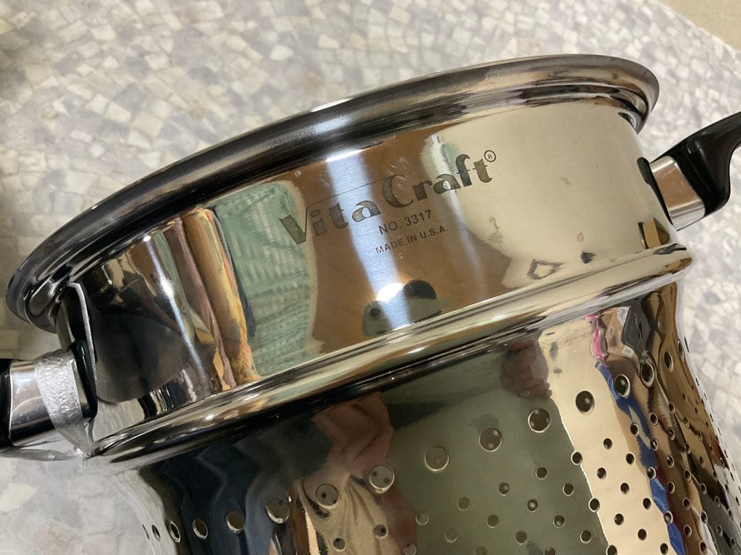 ビタクラフト両手鍋7026とパスタパン3317とのセット