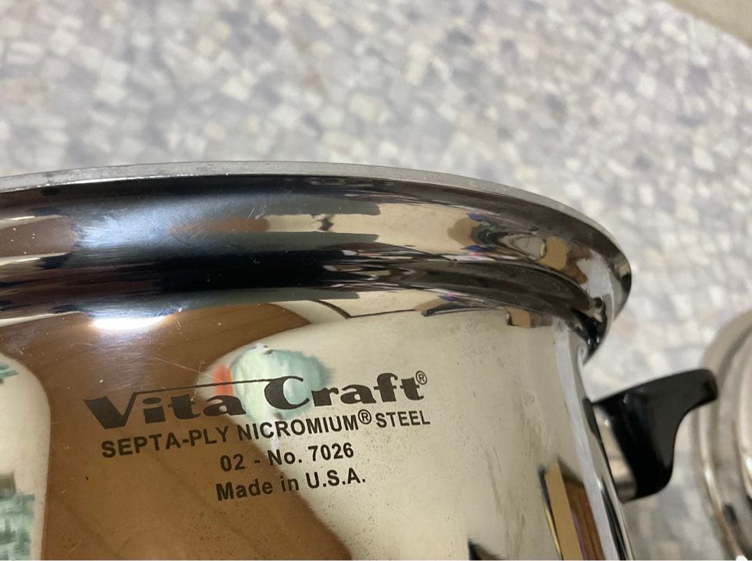 ビタクラフト両手鍋7026とパスタパン3317とのセット