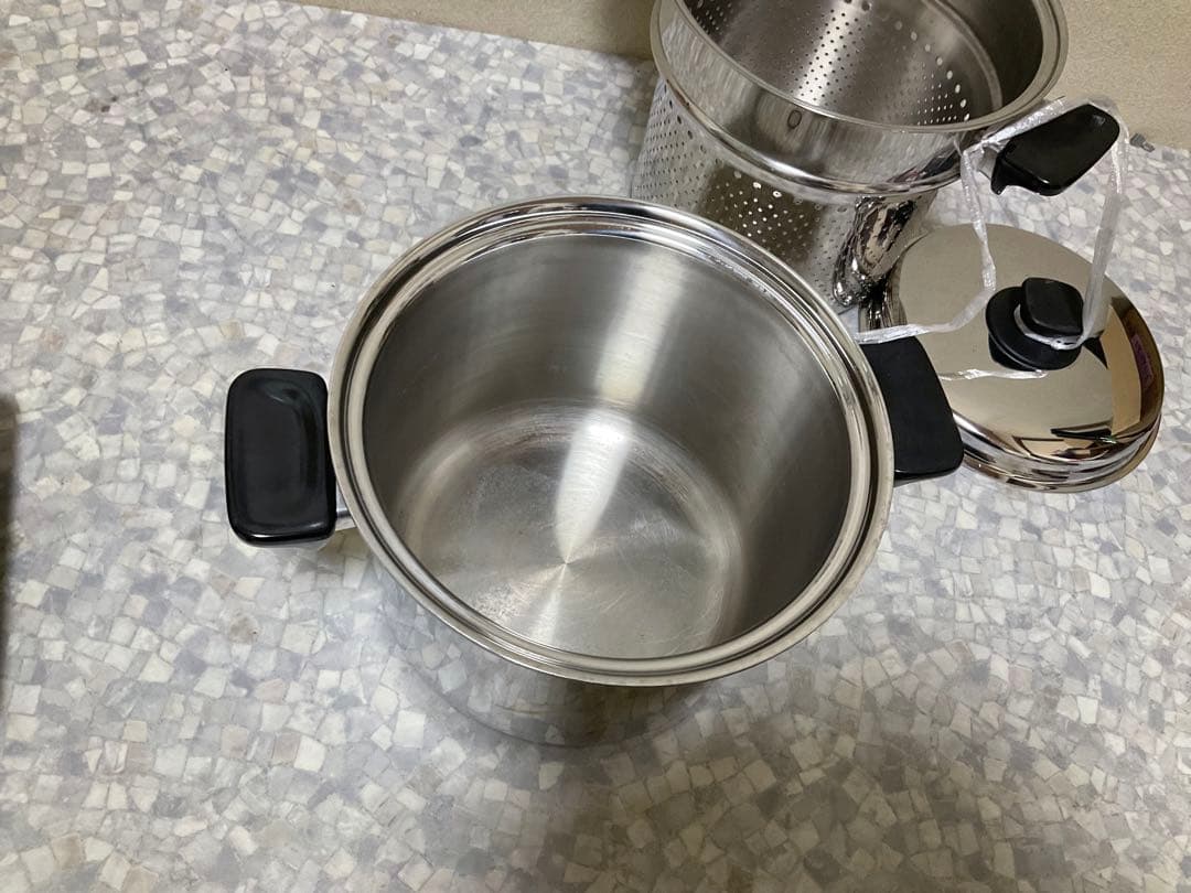 ビタクラフト両手鍋7026とパスタパン3317とのセット