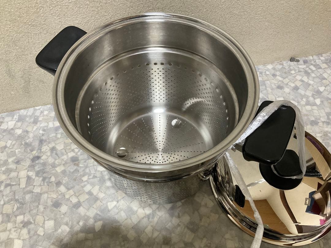 ビタクラフト両手鍋7026とパスタパン3317とのセット