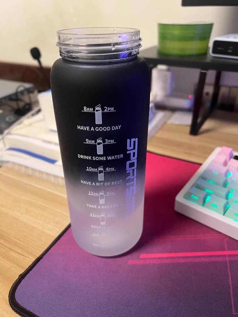 スポーツボトル 800ml グラデーションデザイン