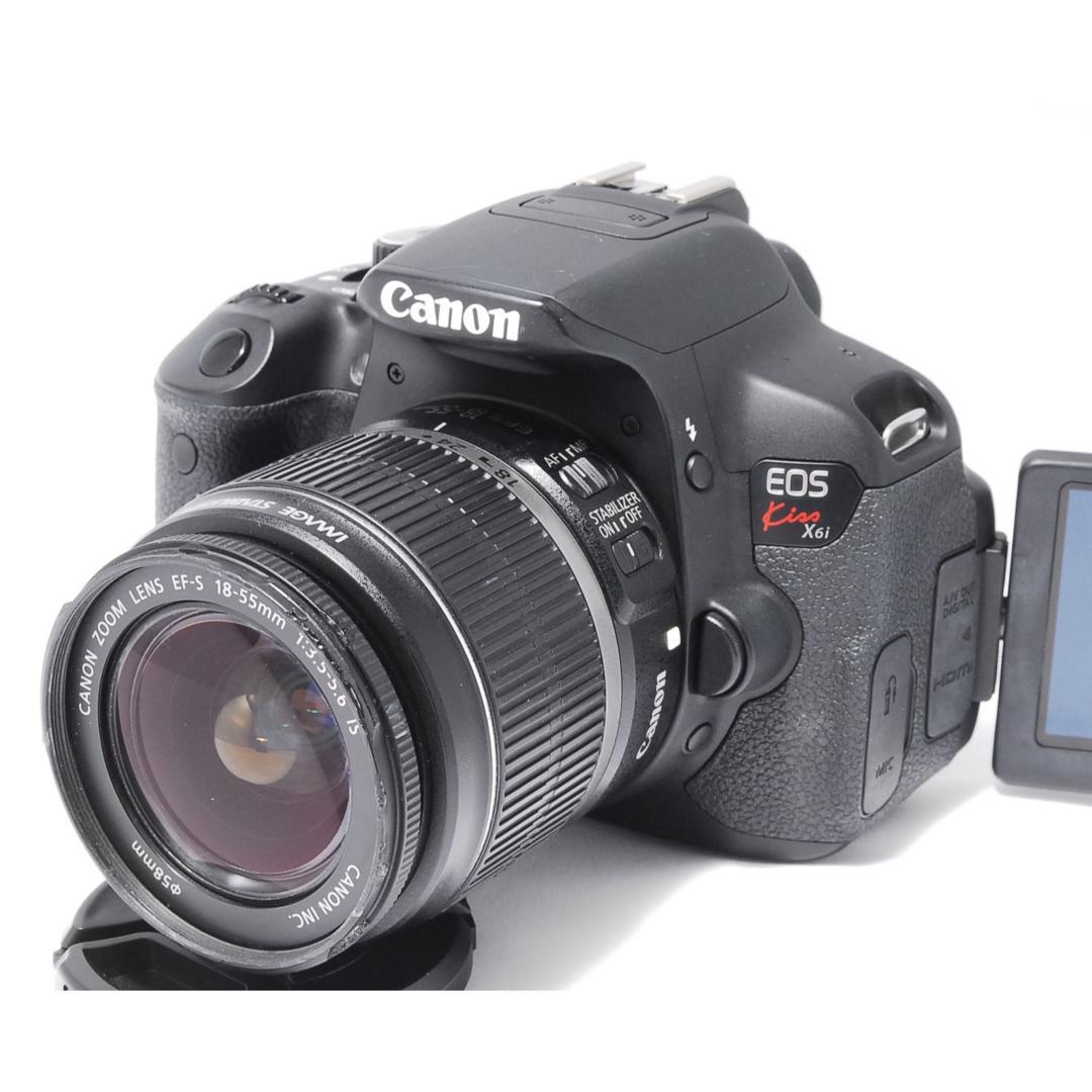【スマホ転送可】Canon EOS Kiss X6i レンズキット 初心者OK