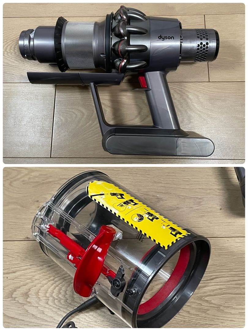 ダイソン⑨SV14V11 absolute仕様２ヘッド　新品パイプ純正スタンド